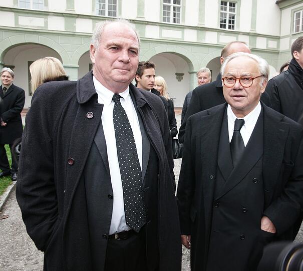 Hoeneß mit Hubert Burda.