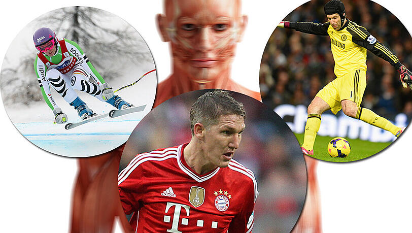 Verletzungen im Sport: Beispiele an prominenten Sportlern. Verletzungen im Sport: Beispiele an prominenten Sportlern.