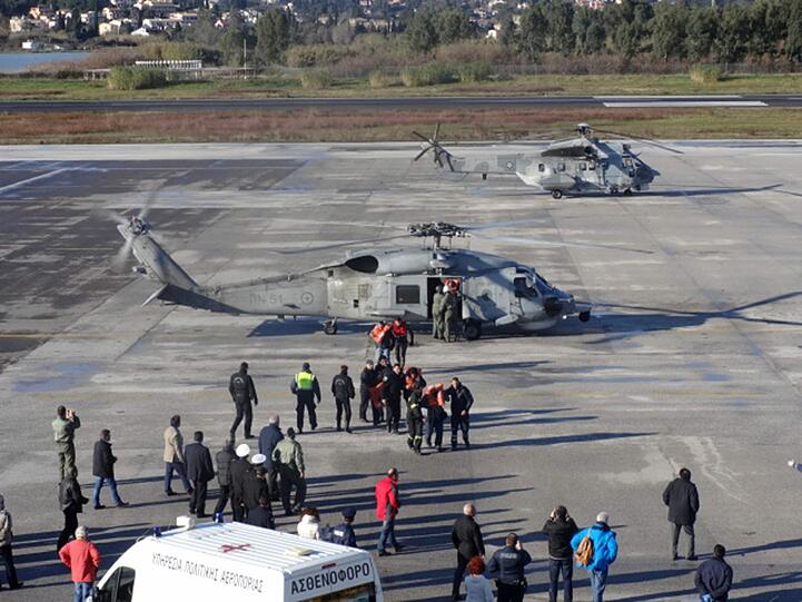 Dramatischer Rettungseinsatz nach der Havarie der "Norman Atlantic" - die Bilder.
