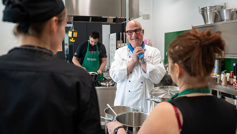 In Workshops wird gezeigt, wie nachhaltige Küche geht. In Workshops wird gezeigt, wie nachhaltige Küche geht.