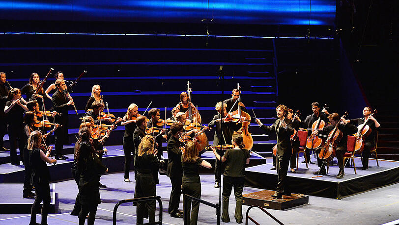 Das Aurora Orchestra in der Royal Albert Hall.