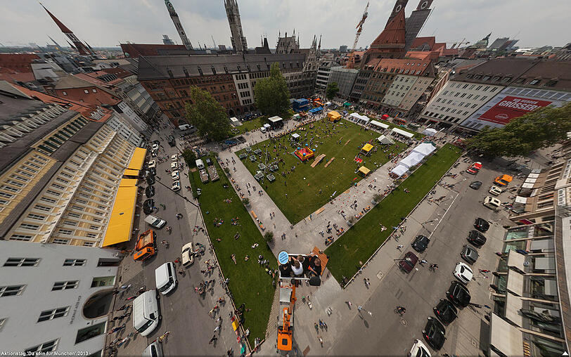 Das Panorama von München ist immer ein schöner Anblick.