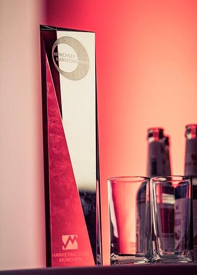Begehrte Trophäe in der Münchner Marketing-Branche: Der Marketingpreis.