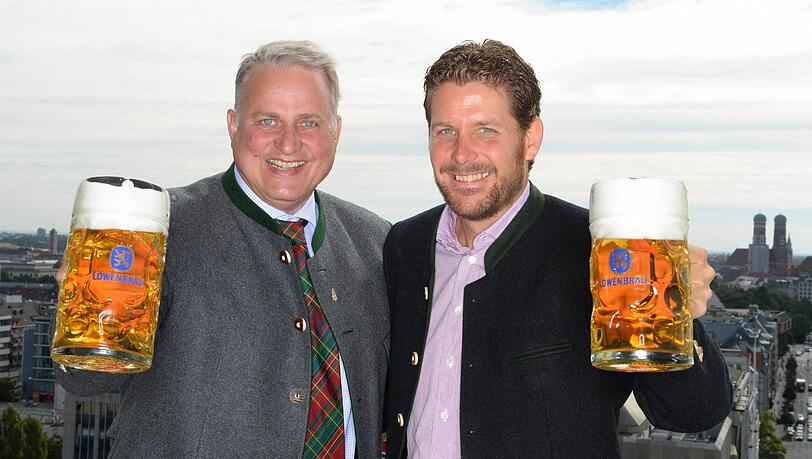 Bleiben Freunde: Wiesnwirt Christian Schottenhamel und Event-Profi Philip Greffenius (r.).