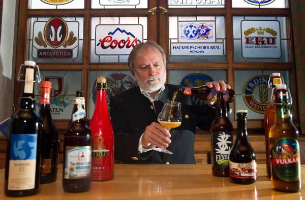 Weiß alles über Bier: Wolfgang Stempfl, Geschäftsführer der Brauakademie Doemens in Gräfelfing.