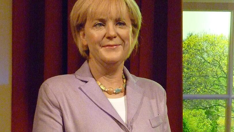 Angela Merkel bei Madame Tussauds. Angela Merkel bei Madame Tussauds.