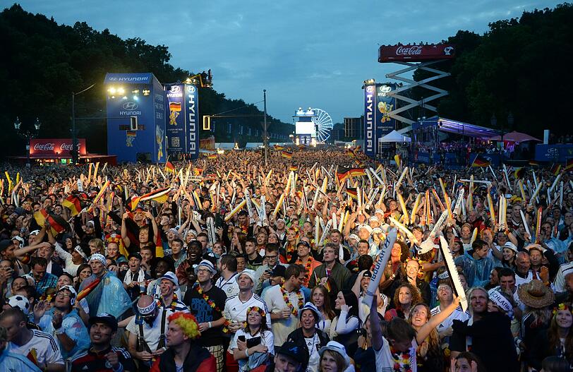 Die Bilder vom Public Viewing.