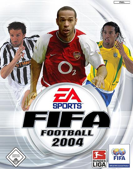 Wieder ein Triple auf dem Cover: Alessandro Del Piero, Thierry Henry und Ronaldinho warben für "FIFA 2003". Der Titel erschien für PlayStation und den Nachfolger, PC sowie den GameCube und den GameBoy Advance. Wieder ein Triple auf dem Cover: Alessandro Del Piero, Thierry Henry und Ronaldinho warben für "FIFA 2003". Der Titel erschien für PlayStation und den Nachfolger, PC sowie den GameCube und den GameBoy Advance.