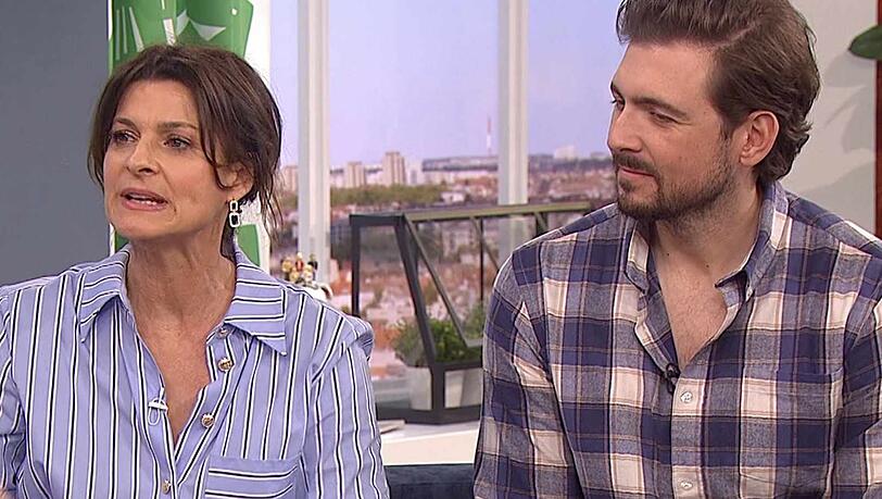 Marlene Lufen und Christian Wackert im "Sat.1 Frühstücksfernsehen".