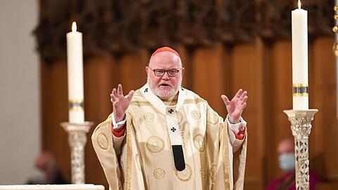 Kardinal Reinhard Marx bei einem Gottesdienst.