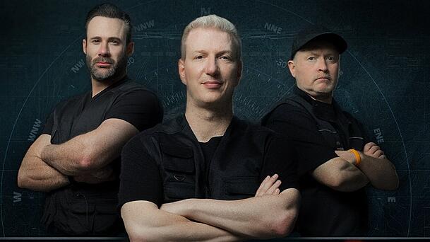 Otto Bulletproof, Max Schradin und Joey Kelly sind die "Hunter" bei "Most Wanted". Otto Bulletproof, Max Schradin und Joey Kelly sind die "Hunter" bei "Most Wanted".