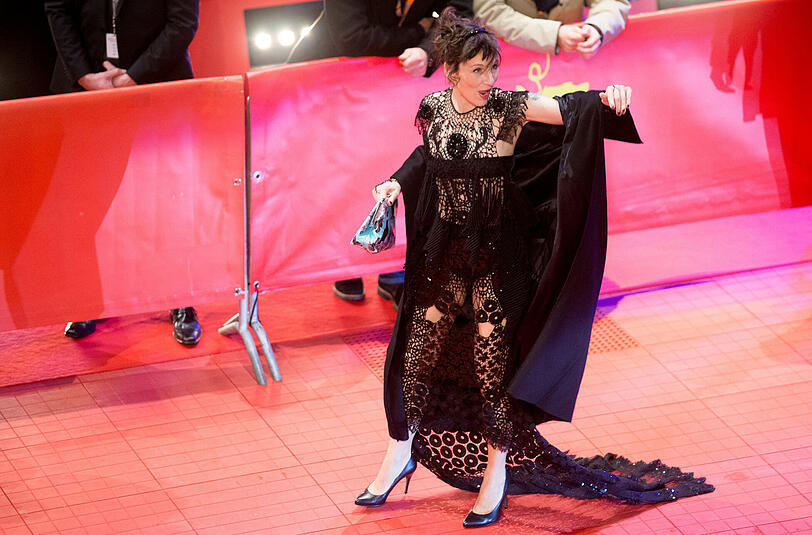 Meret Becker bei der Berlinale.