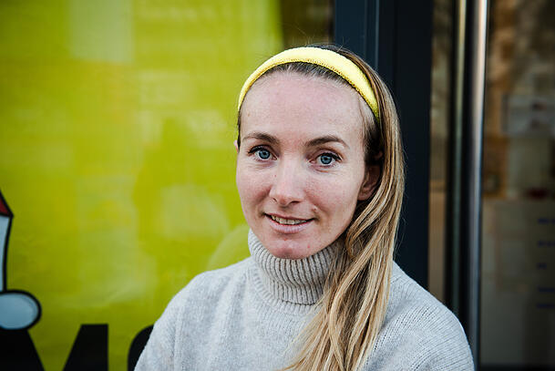 Felicia Rief von der Mieterinitiative Ausspekuliert.