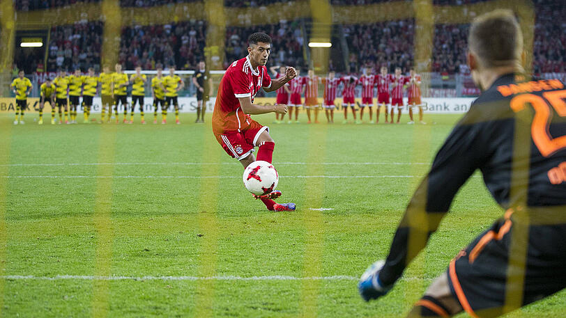 Yousef Emghames trifft im Elfmeterschießen gegen Borussia Dortmund: Die U19 des FC Bayern unterlag dem BVB im Finale um die deutsche Meisterschaft.