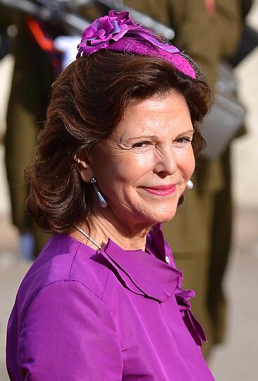 Silvia bei der kirchlichen Trauung von Erbgroßherzog Guillaume von Luxemburg.