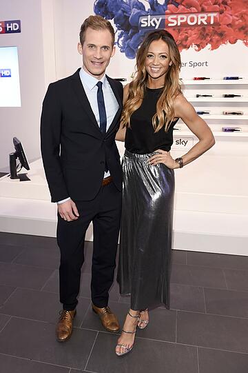 Thomas Fleischmann und  Kate Abdo (Sky UK)