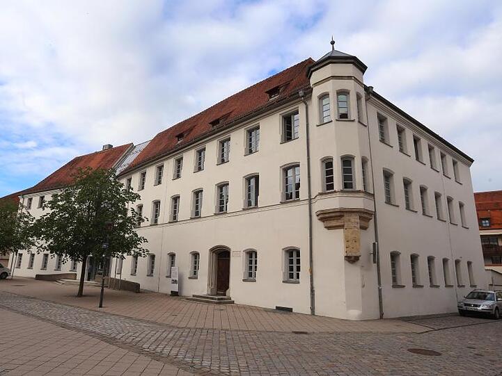Das Landgericht Memmingen. Foto: Karl-Josef Hildenbrand/dpa/Archivbild