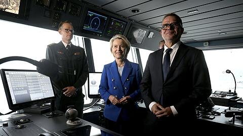 Will Russland mit neuen Sanktionen die Kriegsf&uuml;hrung gegen die Ukraine erschweren: EU-Kommissionspr&auml;sidentin Ursula von der Leyen. (Archivbild)