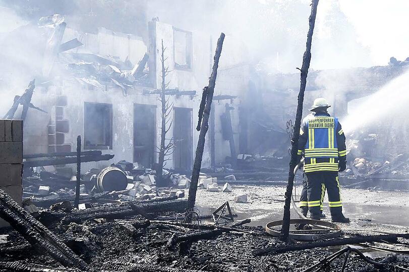 Durch den Brand im Freizeitpark bei Augsburg entstand ein Schaden in Millionenhöhe.