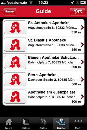 Egal, ob Sie die nächste Apotheke suchen...