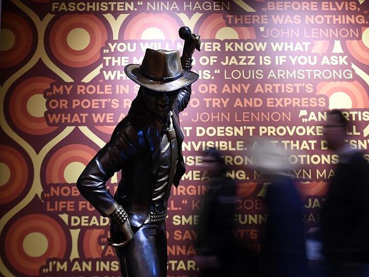 Udo Lindenberg überlebensgroß.