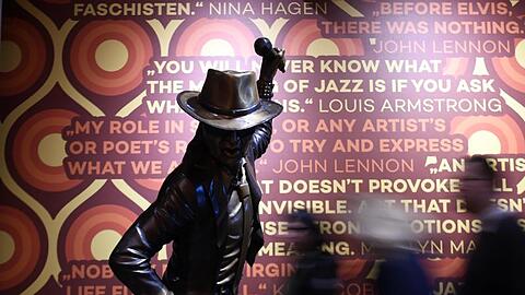 Udo Lindenberg überlebensgroß.
