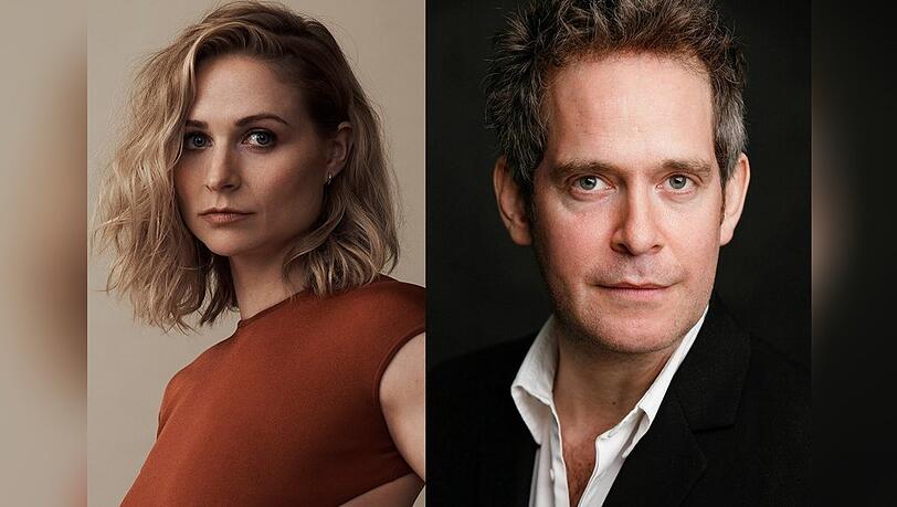 Die Stars von "Iris": Niamh Algar und Tom Hollander. Die Stars von "Iris": Niamh Algar und Tom Hollander.