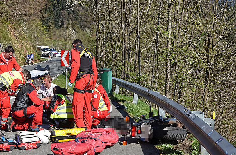 Die Bilder vom Horror-Crash in Kufstein...