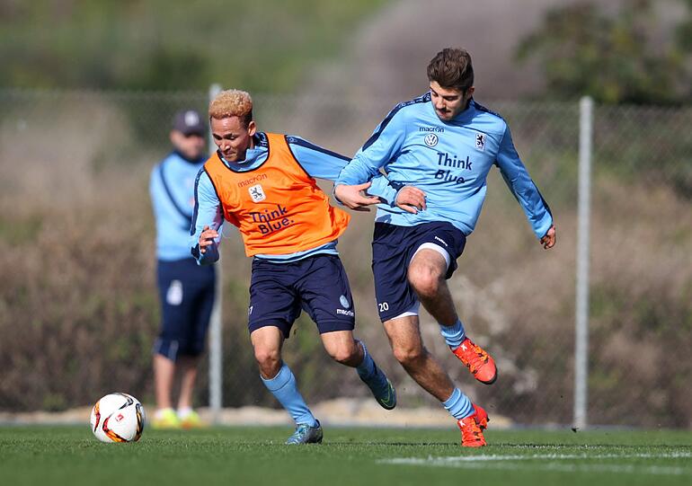 Die Löwen genießen die guten Bedingungen im Trainingslager in Estepona.