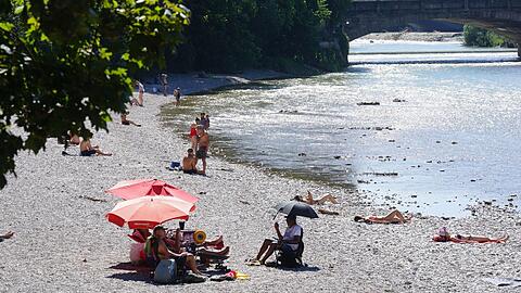 Bald dreieckige Flöße in der Isar? Der Flussbad-Plan wird derzeit heiß diskutiert.