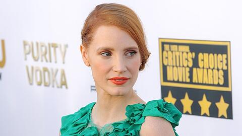 Jessica Chastain hat ein ukrainisches Kinderkrankenhaus besucht.
