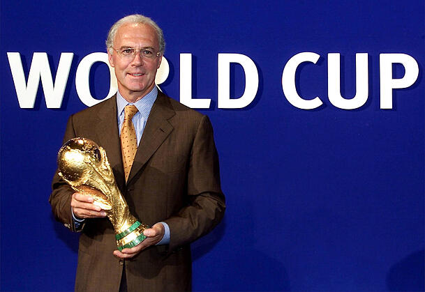 Stolz auf die Weltmeisterschaft im Jahr 2006: Franz Beckenbauer. Stolz auf die Weltmeisterschaft im Jahr 2006: Franz Beckenbauer.