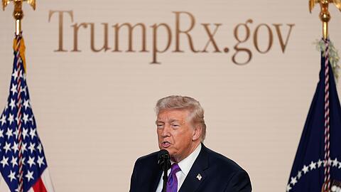 Trumps neue Regierungswebsite soll Amerikanern helfen, g&uuml;nstiger an Medikamente zu kommen.