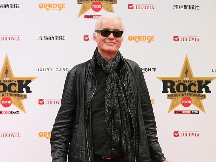 Jimmy Page veredelte den Stones-Song "Scarlet" mit seiner Gitarre.