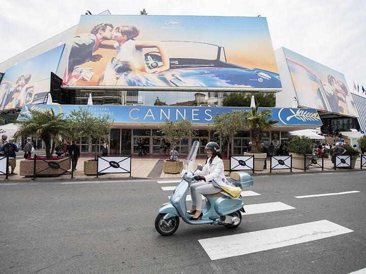 Das Palais des Festivals in Cannes, Südfrankreich.