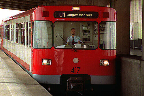Die Fahrzeit der U1 von Fürth nach Langwasser verzöger sich um 5 Minuten.