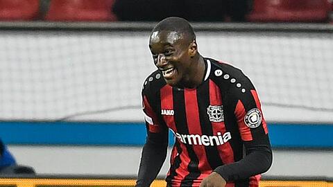 Leverkusens Moussa Diaby erzielte zwei Treffer gegen Betis Sevilla.