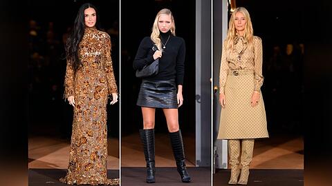 Demi Moore, Lila Moss und Gwyneth Paltrow feierten die neue Ära von Gucci mit der Premiere eines Kurzfilms auf der Mailänder Modewoche.