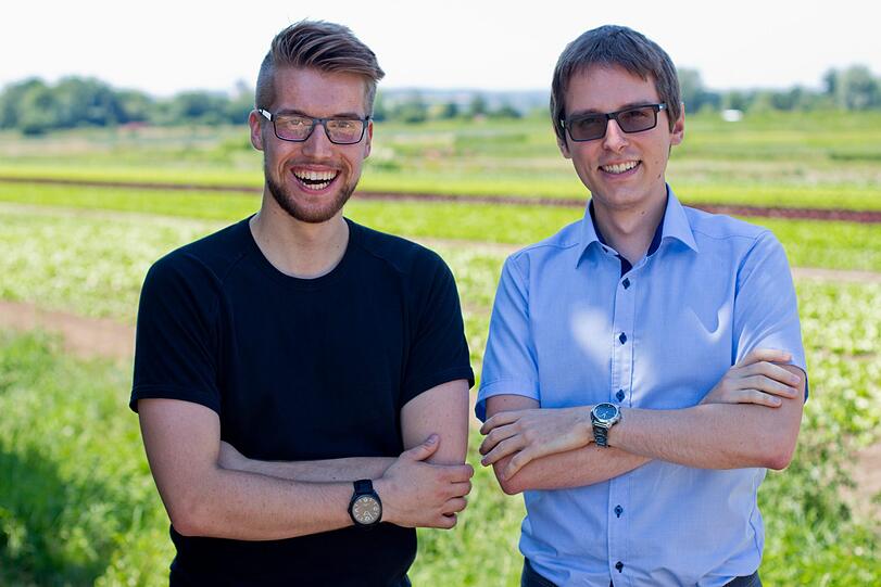 Ben Kohz (l.) und Jonas Meder sind die Gründer von Erntebox.
