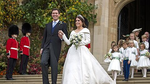 Prinzessin Eugenie bei ihrer Hochzeit. (Archivbild)