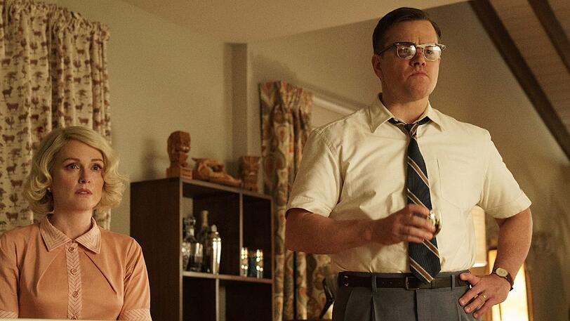 Schluck! Da hat der Versicherungs-Detective auf die beiden massiven Druck ausgelöst! Julianne Moore und Matt Damon als gefährliches Wirtschaftswunderpaar.