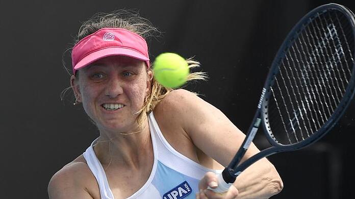 Hatte gegen die Tschechien Muchova keine Chance: Mona Barthel in Aktion.