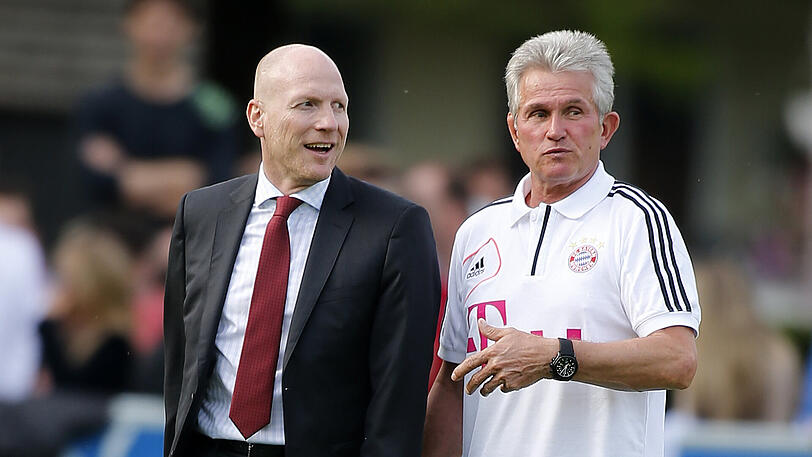 Erfolgsgespann beim Triple-Gewinn des FC Bayern 2013: Matthias Sammer (links) und Jupp Heynckes.