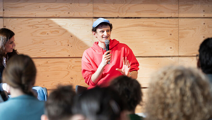 "Checker Julian" war am 18. Februar zu Gast auf der "Free".