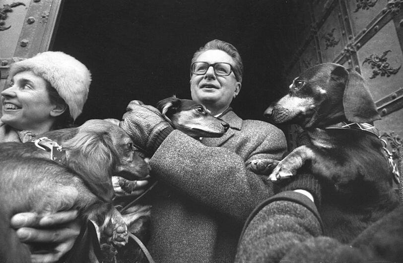 Für die einen spießig, für andere einfach nur schee: Als Dackel Waldi 1972 zum Olympia-Maskottchen wird, nutzt OB Hans-Jochen Vogel die Gelegenheit und spaziert bei der Eröffnung der neuen Fußgängerzone mit Hunderten Dackeln (plus Herrchen und Frauchen) in der legendären Zamperl-Parade durch die Innenstadt.