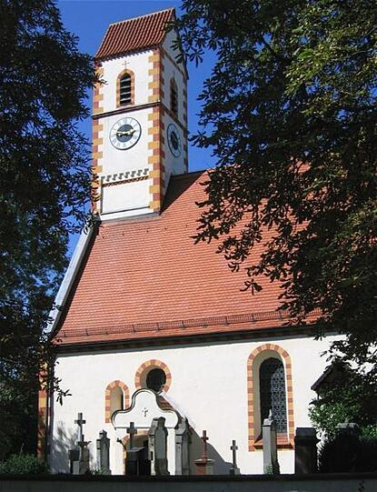 Die St. Martins-Kirche in München-Moosach.