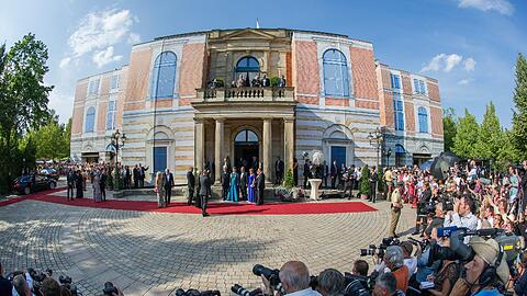 Das Festspielhaus in Bayreuth.