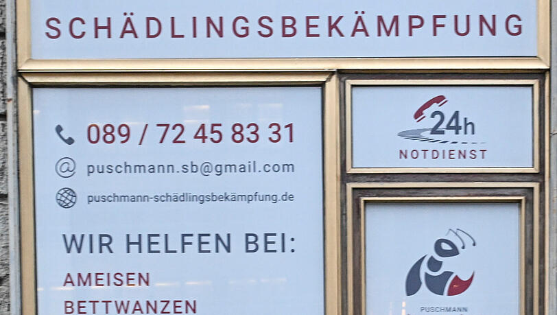 Das Lager von Schädlingsbekämpfer Jason Thomas Puschmann an der Grillparzerstraße. Das Büro ist im Hinterhof. Das Lager von Schädlingsbekämpfer Jason Thomas Puschmann an der Grillparzerstraße. Das Büro ist im Hinterhof.