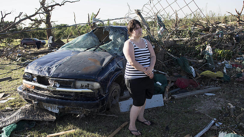 Heftige Unwetter haben den Süden der USA heimgesucht. In Texas tobten heftige Tornados. Die Bilder der Zerstörung.