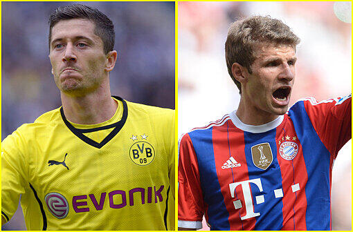 LEWANDOWSKI vs. MÜLLER&bdquo;Müller ist von Bayerns falschen Neunern der Richtigste, weil unberechenbar. Lewandowski ist torgefährlicher, in Bundesliga die Idealbesetzung, Top drei in Europa. Zum letzten Mal für Dortmund, gegen seinen kommenden Klub &ndash; was gibt es bitteschön Besseres? Schade, dass das Duell mit Mandzukic ausfällt.&ldquo;Punkt für den BVB. Endstand: Bayern gewinnt 5:6